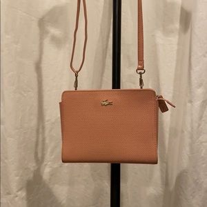 Lacoste Chantaco crossbody bag (pink)